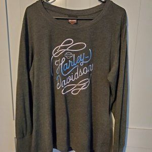 L/S Womens Harley-Davidson Top - XL